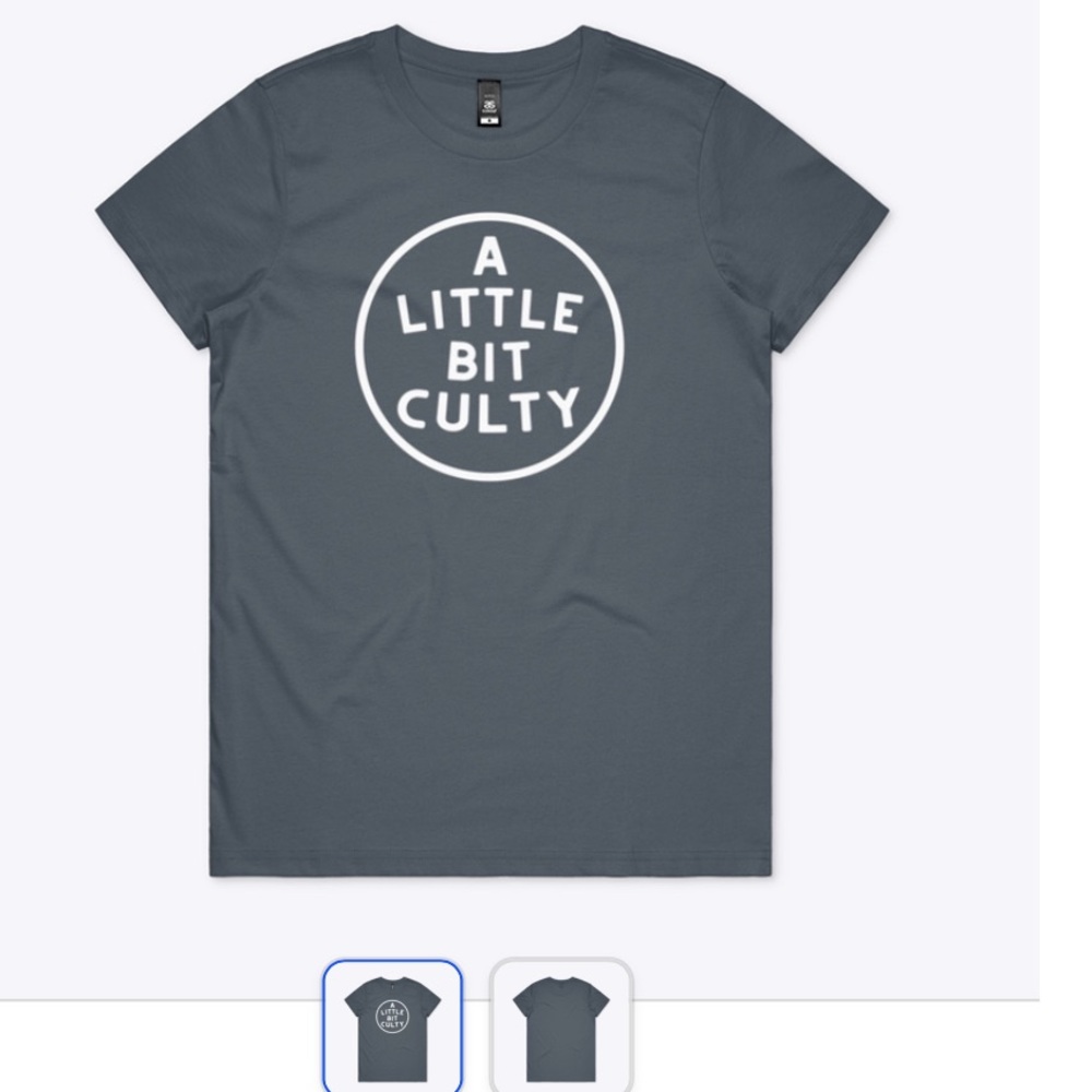 ▪️ A little bit culty podcast tee ALBC